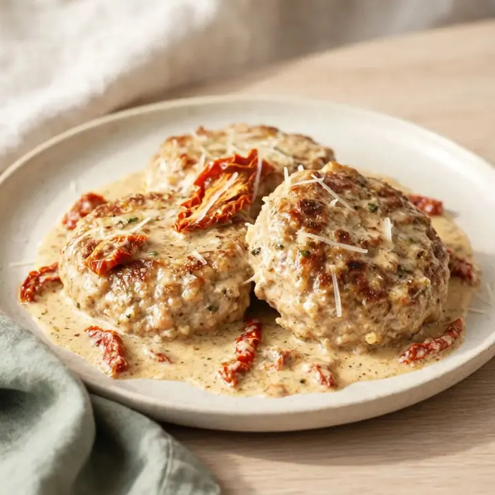 Slow Cooker Creamy Sun-Dried Tomato Turkey Steaks