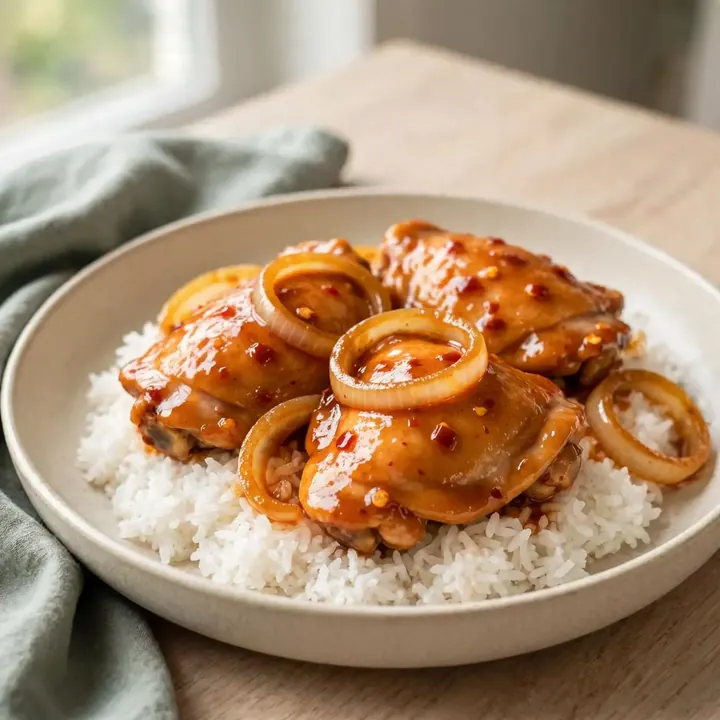 Slow Cooker Honey Chipotle Chicken Thighs for Easy Weeknight Dinners