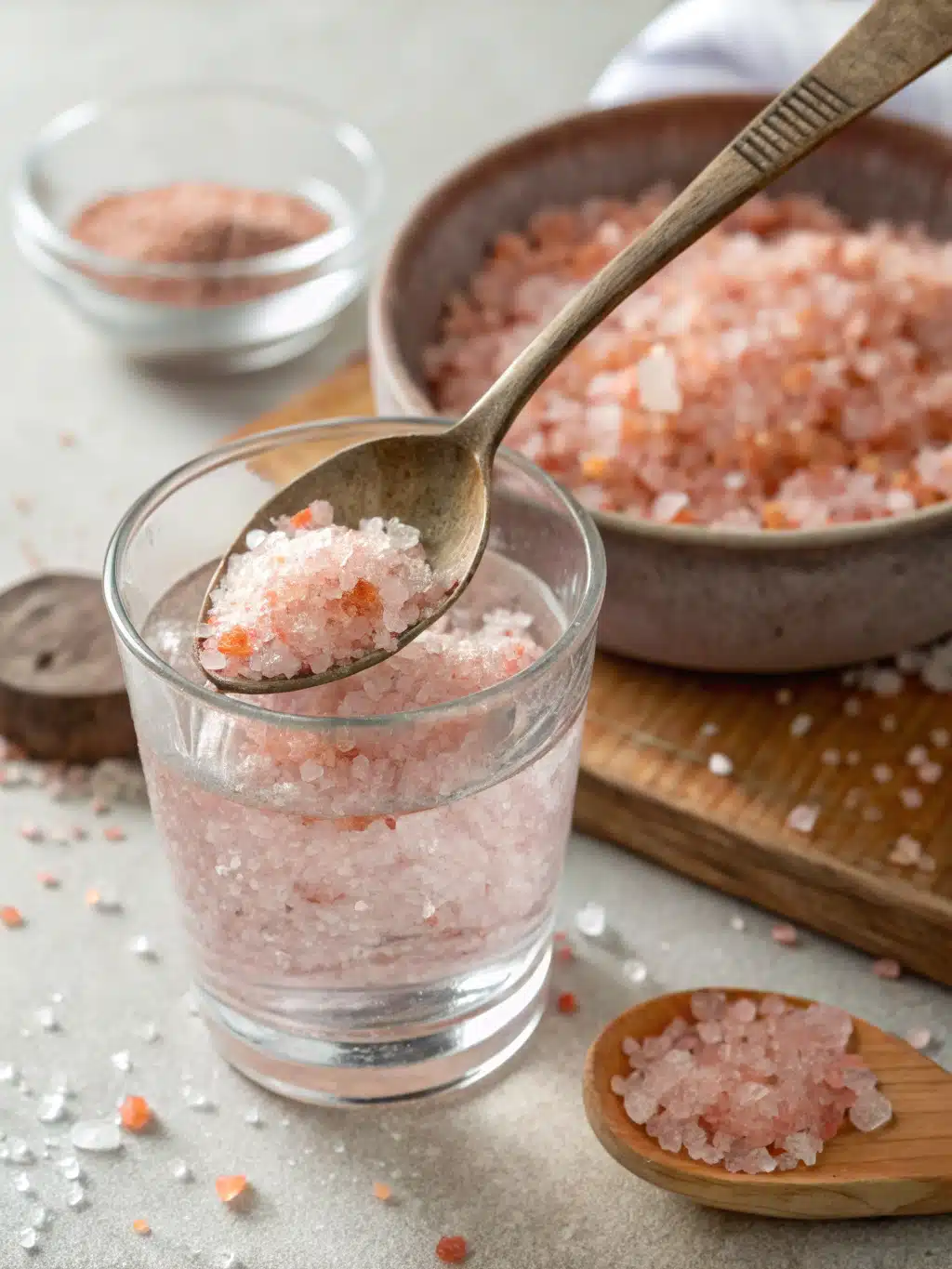 Easy step to make pink salt drink Recipe
