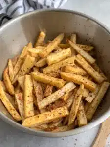 baked jicama fries