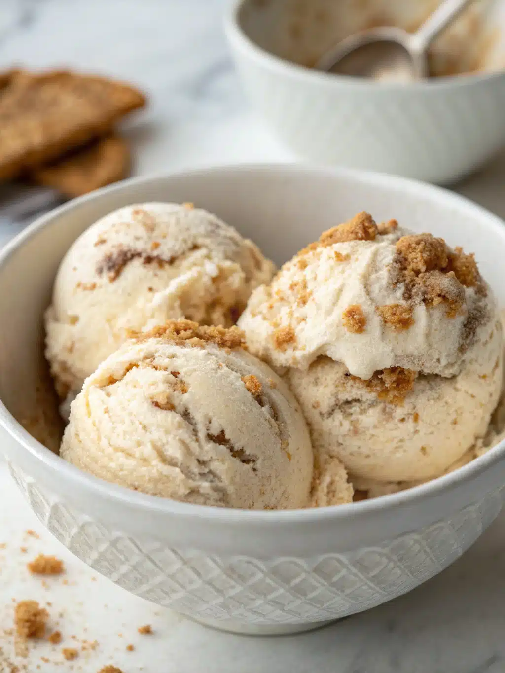 Creative ways to serve homemade snickerdoodle ice cream