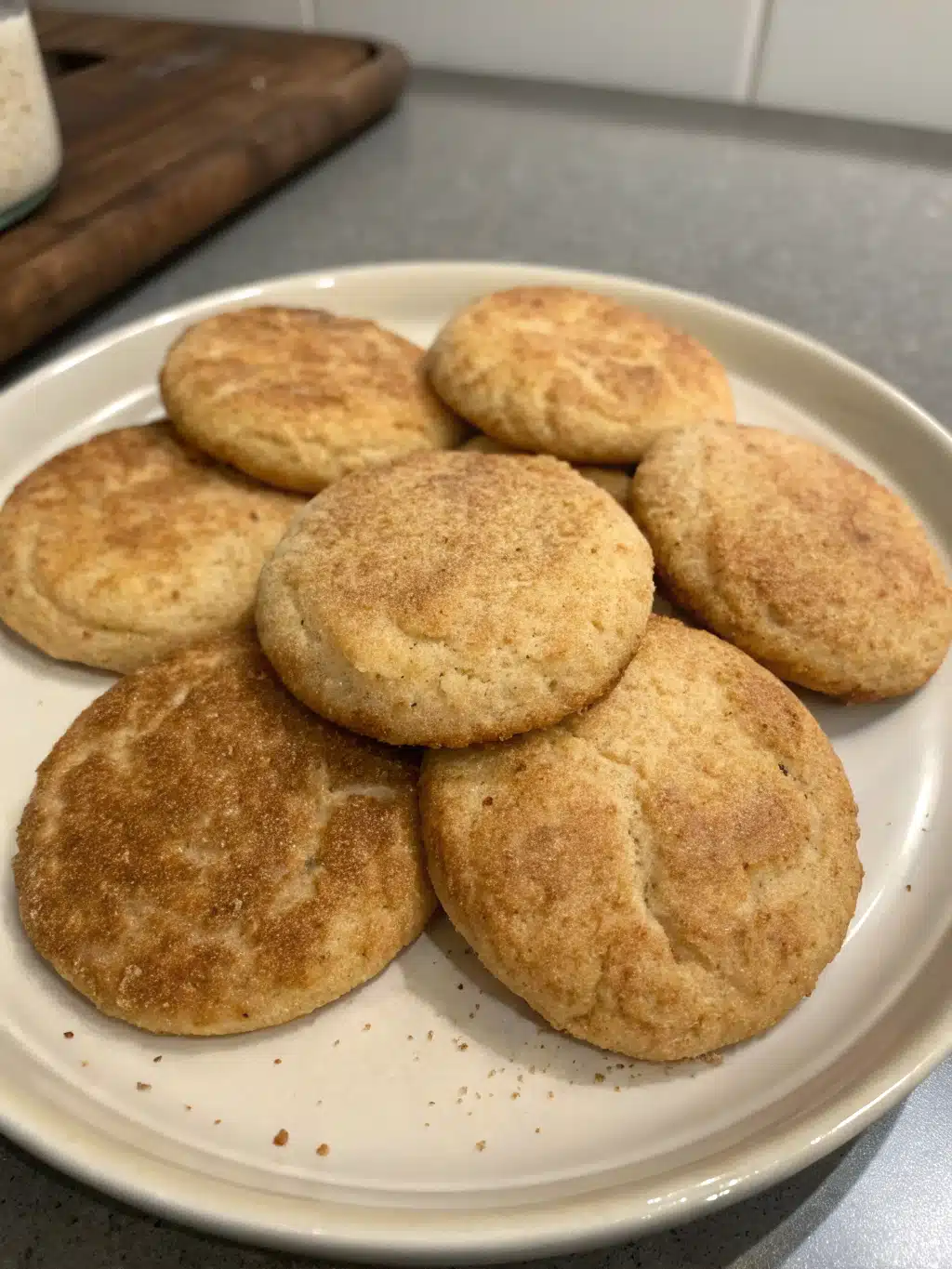 Easy snickerdoodle recipe with cinnamon-sugar coated dough balls, baked to golden perfection. Soft butter cookies with cream of tartar for that classic tangy twist.