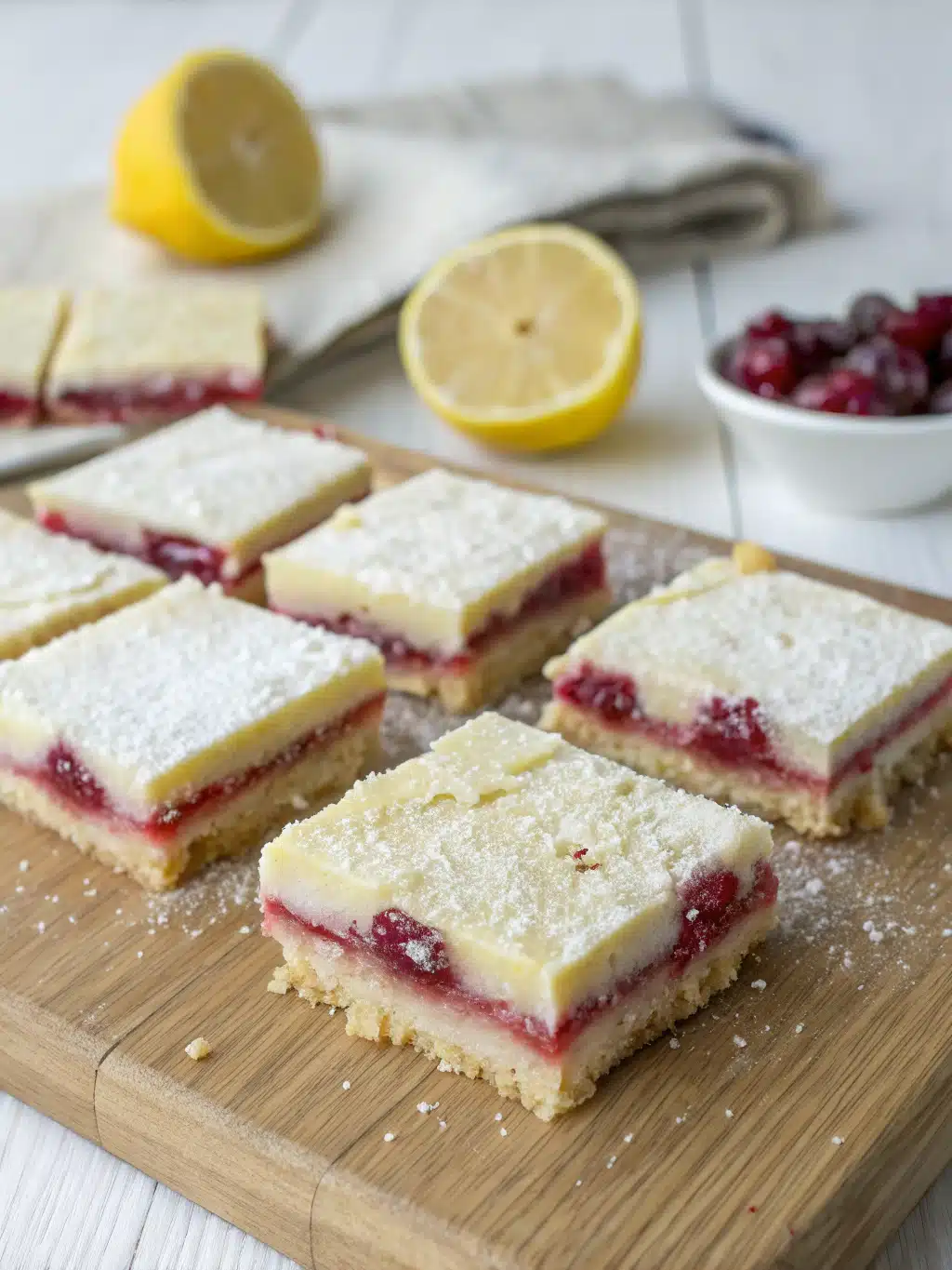 How to Serve cherry lemon bars Recipe