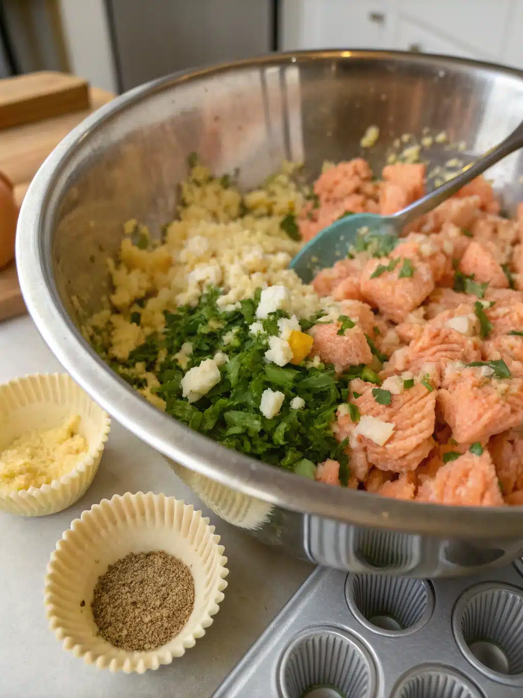 How to prepare gluten free salmon cups Recipe