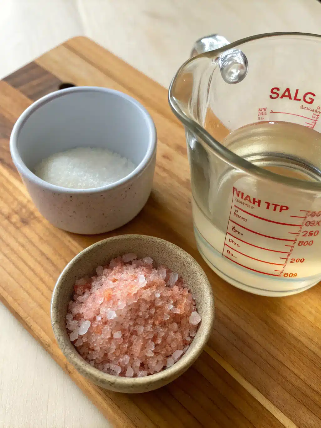 Ingredient Preparation Guide for himalayan salt water for weight loss Recipe