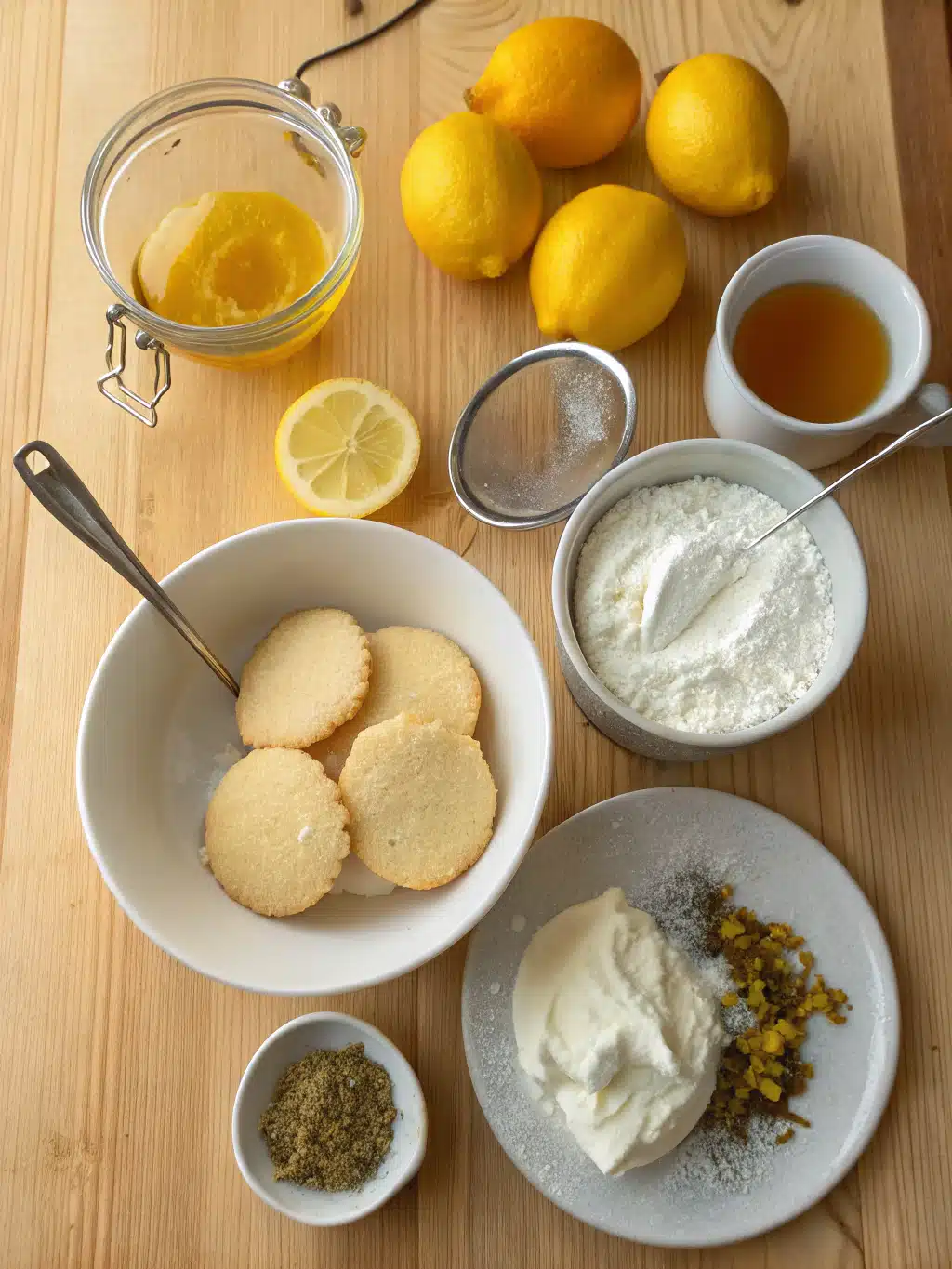 Ingredient Preparation Guide for meyer lemon tiramisu Recipe