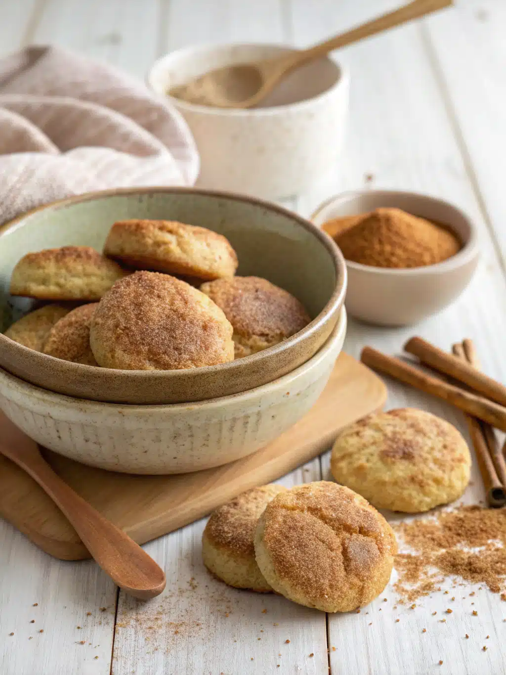Whip up classic snickerdoodle cookies with this easy snickerdoodle cookie mix. Buttery, cinnamon-sugar coated treats perfect with milk or coffee.