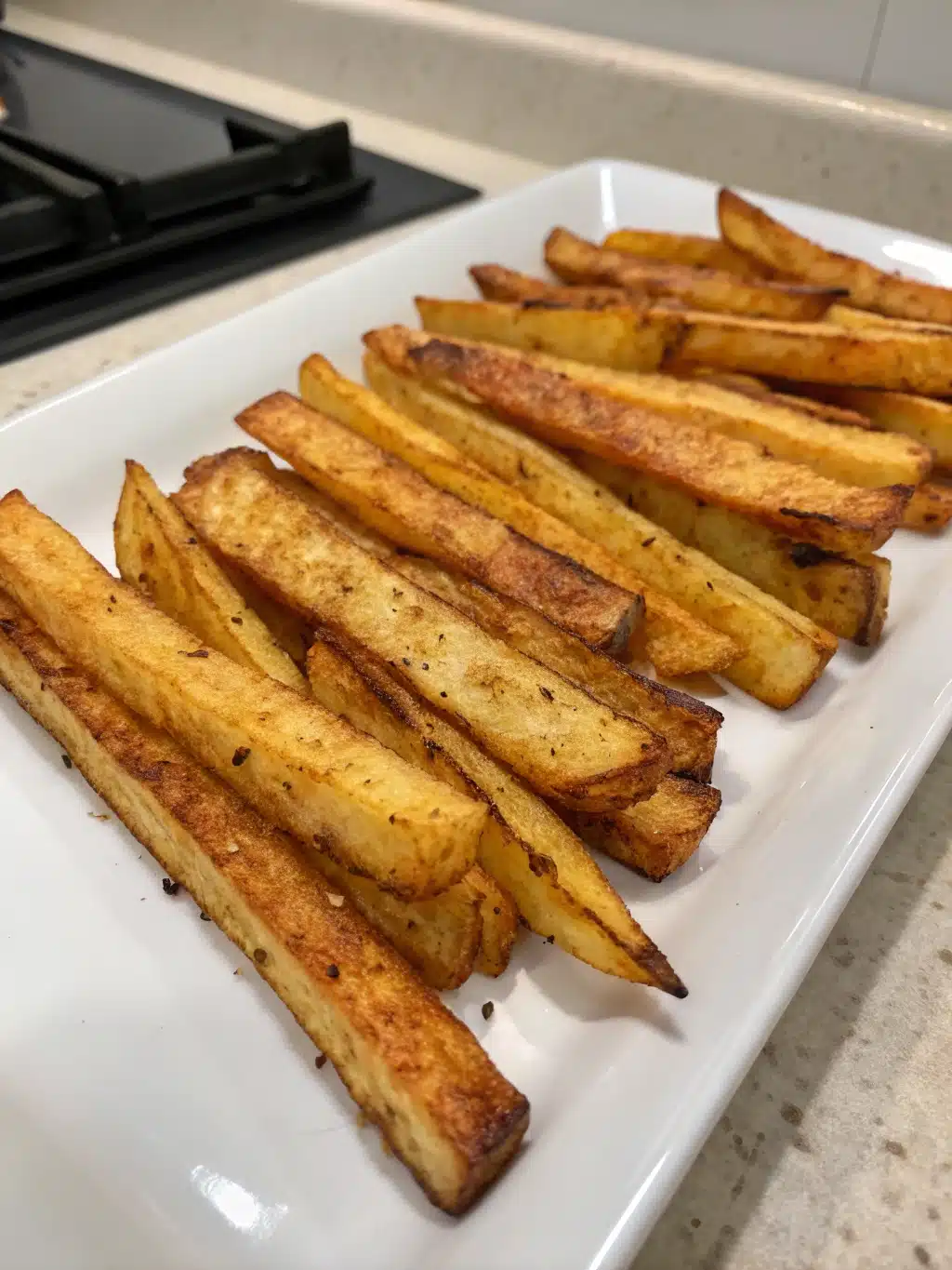 baked jicama fries