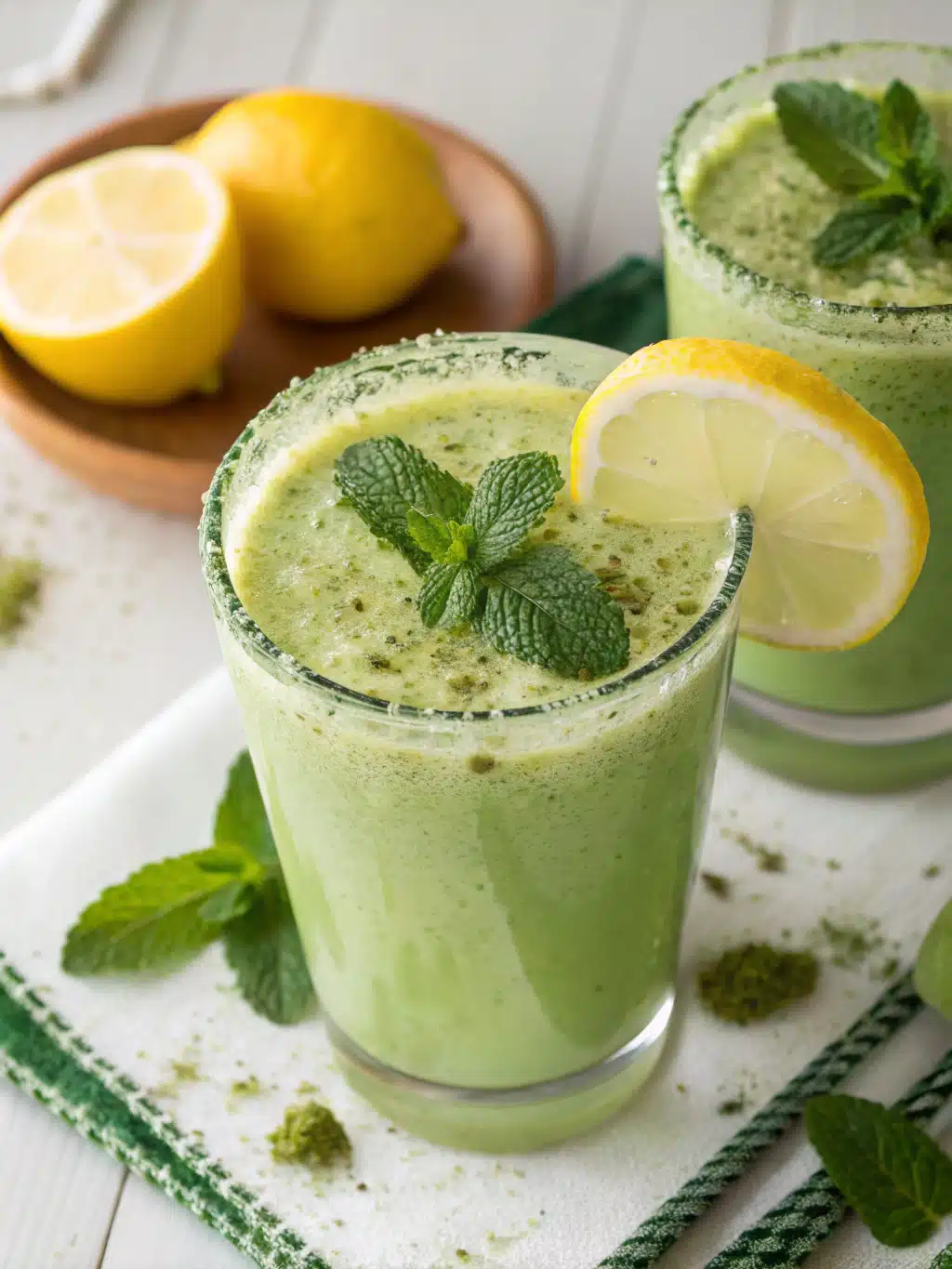 green lemonade smoothie