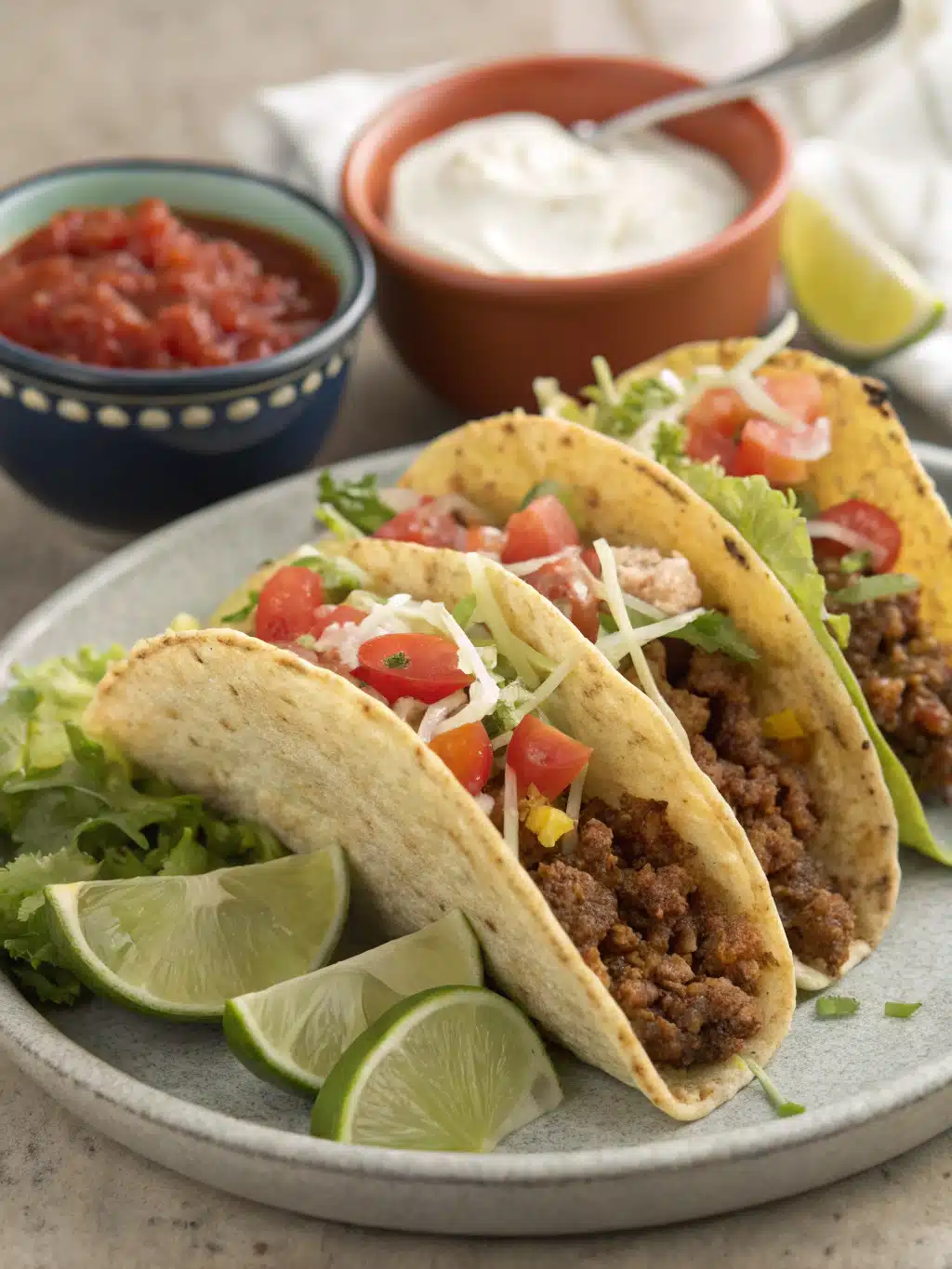 Ground beef tacos are quick, customizable, and packed with bold, cheesy flavor—the ultimate comfort food for easy weeknight meals.
