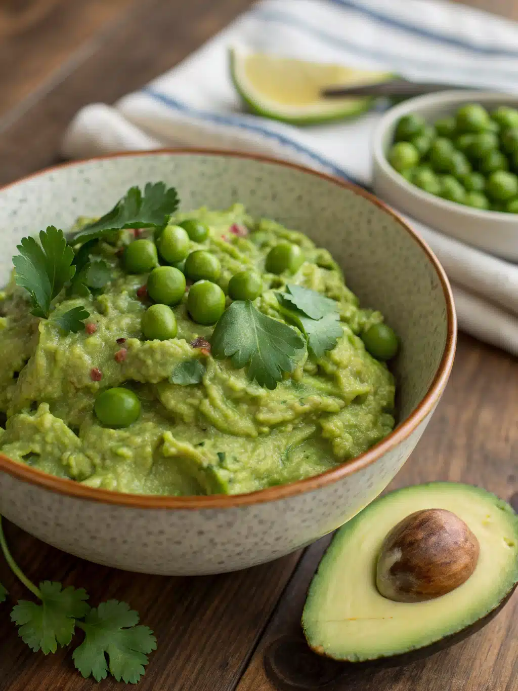 Guacamole with peas is the genius way to boost flavor fast