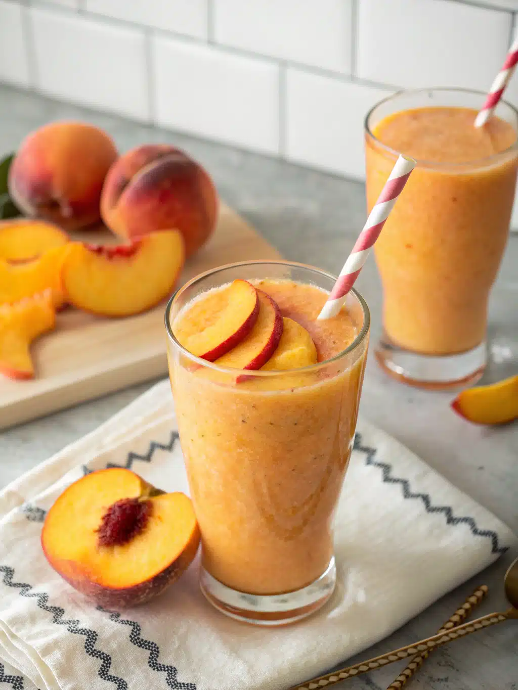 peach smoothie