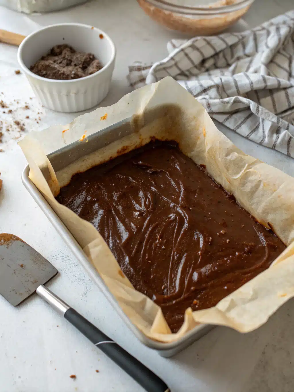 Golden-edged chocolate bars with walnut topping Finished Dubai chocolate bar recipe sliced and ready to serve