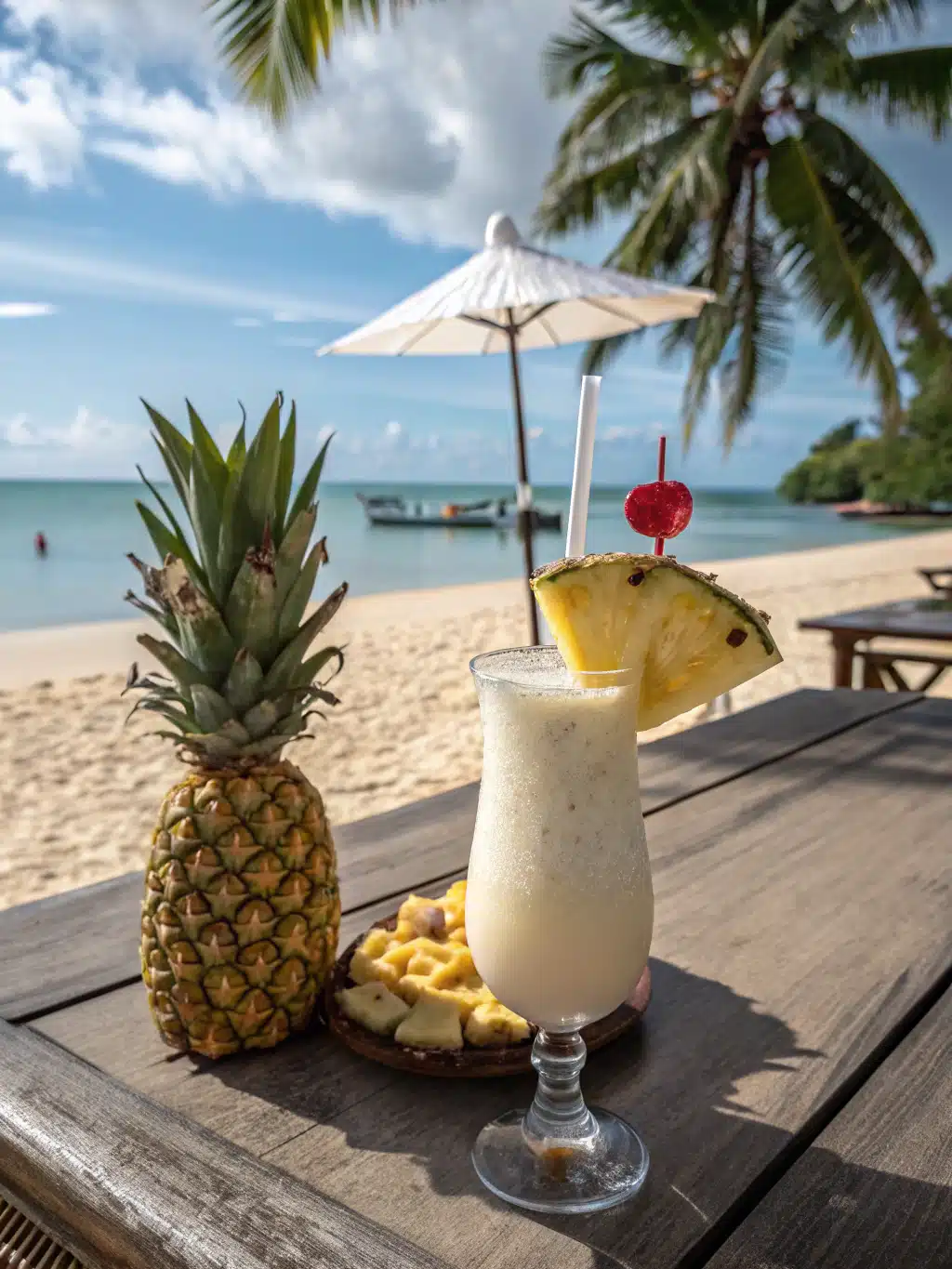 unwind with a guilt free pina colada