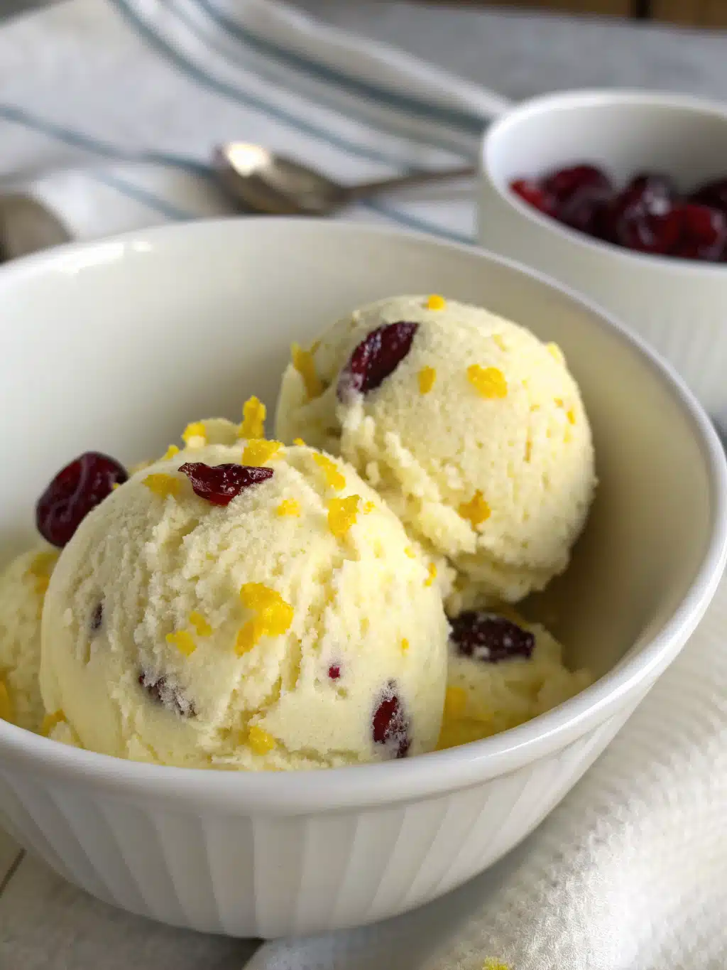 Elegant serving ideas for lemon cherry sherbet at a garden party