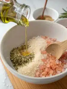 Learn how to make aromatic pink salt trick recipe with rosemary and thyme perfect for seasoning meats, roasted veggies, or fresh bread. Easy DIY blend!