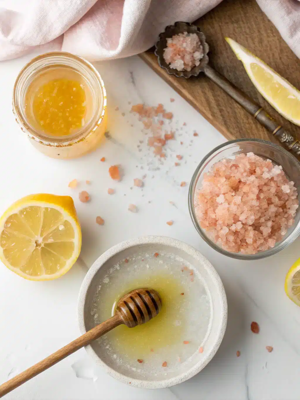 Adjusting sweetness in pink salt weight loss drink with honey
