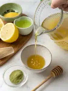 Refreshing Japanese mocktail recipes featuring green tea, lemon, and grapefruit—perfectly chilled and garnished with mint for a vibrant sip.