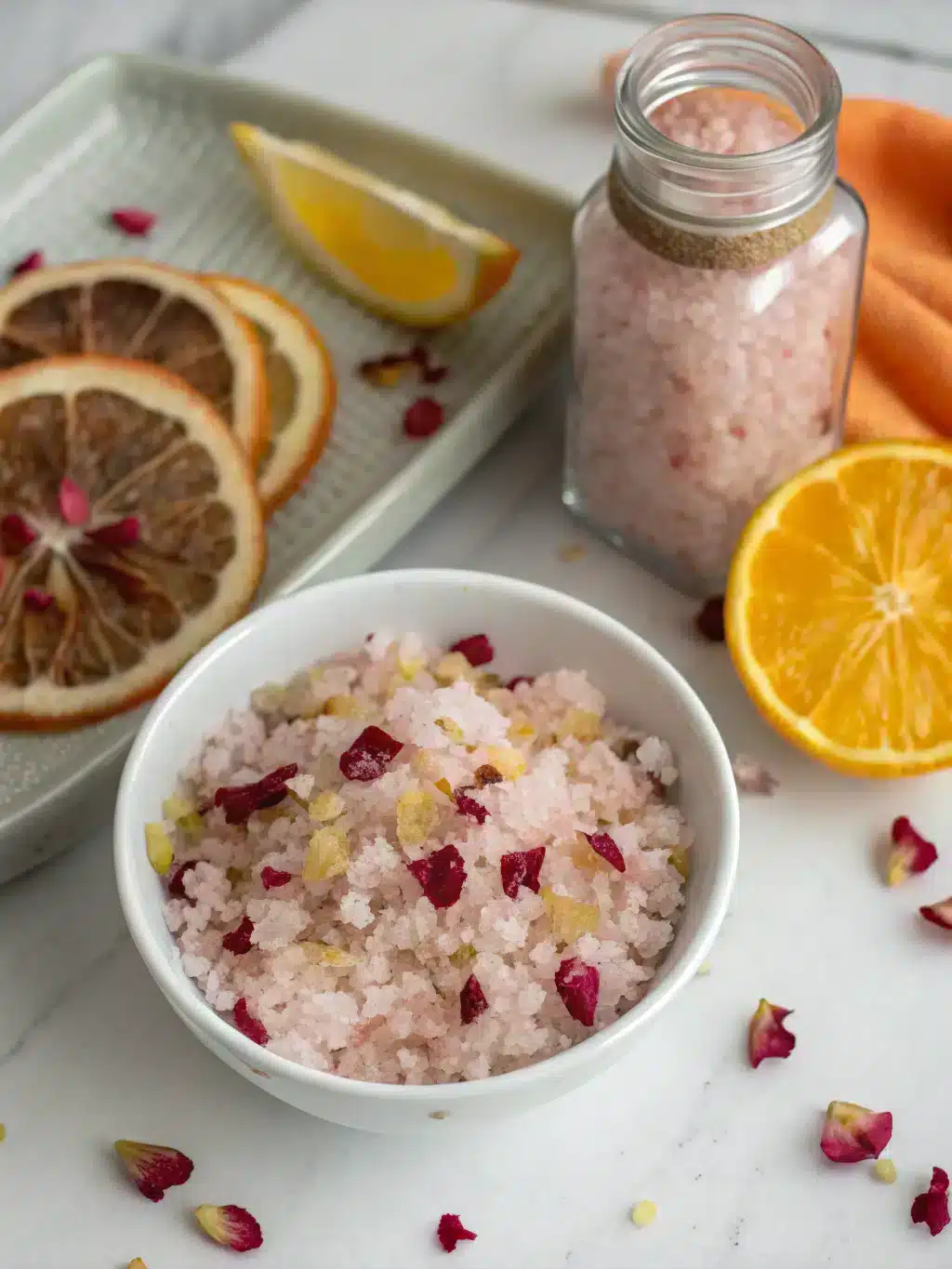 Learn how to make aromatic pink salt recipe with rosemary and thyme—perfect for seasoning meats, veggies, or bread. Easy DIY in 8 simple steps.
