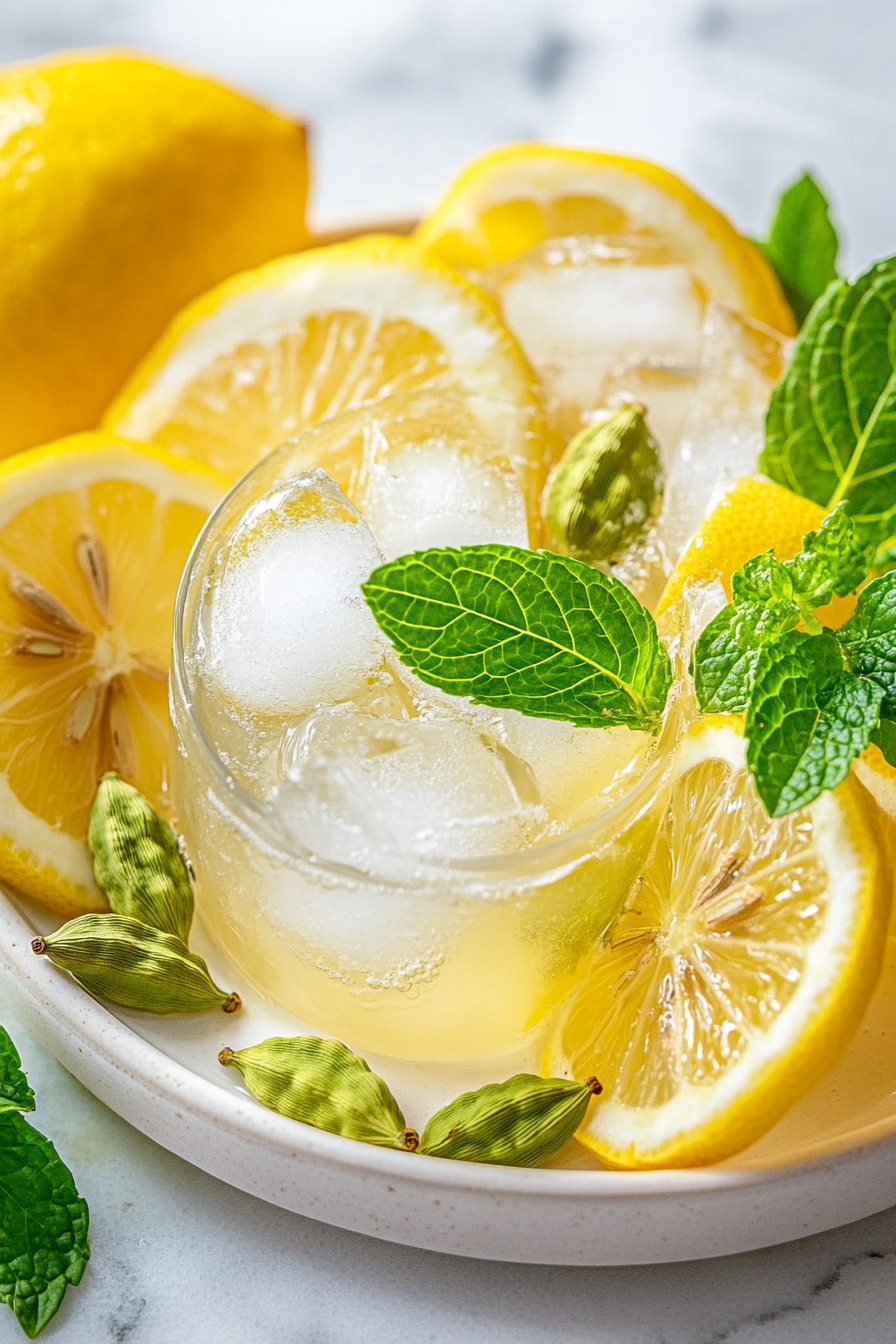 How to make cardamom lemonade with fresh lemons and cardamom pods