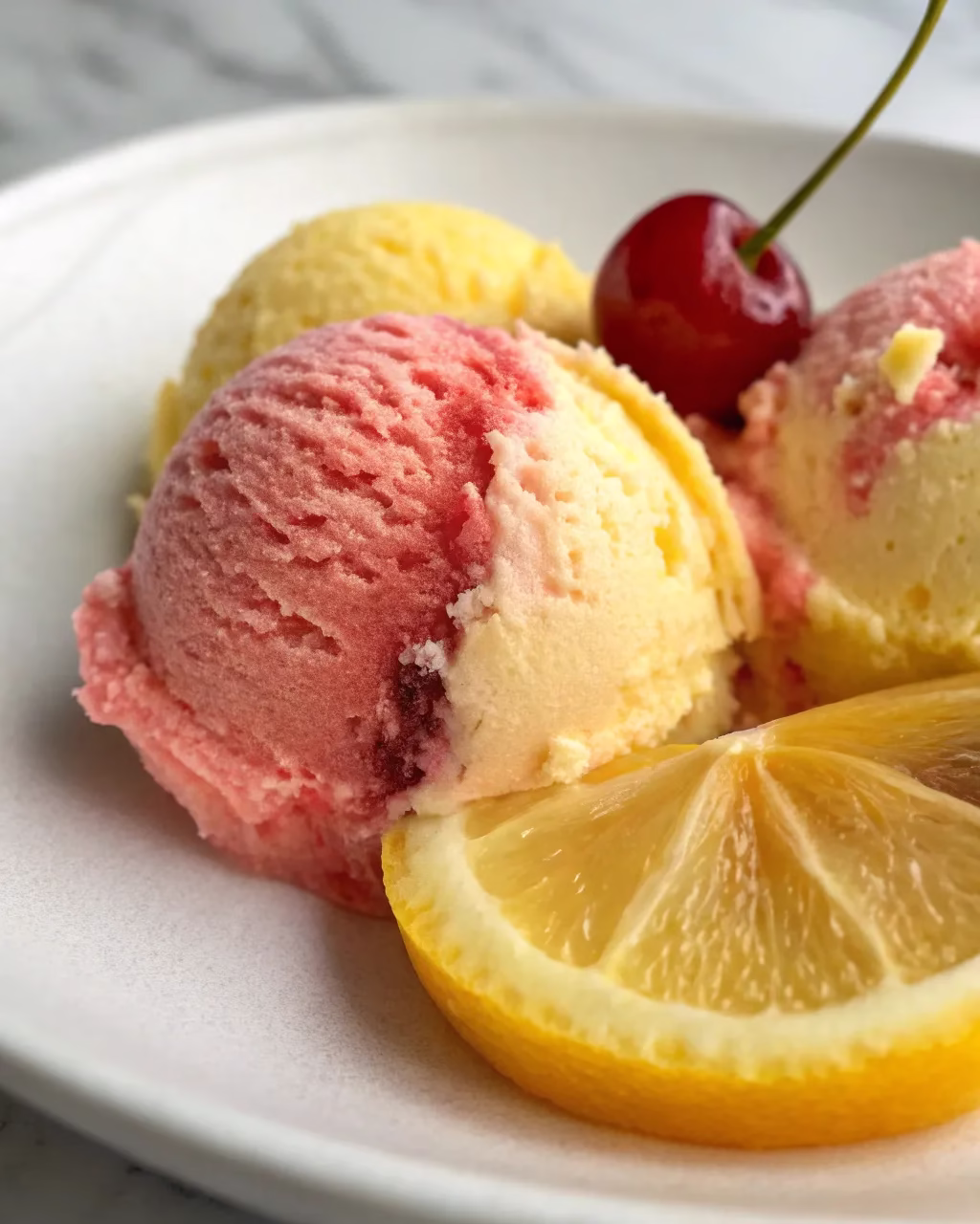 Lemon Cherry Sherbet – A Cozy Frozen Treat With Nostalgia