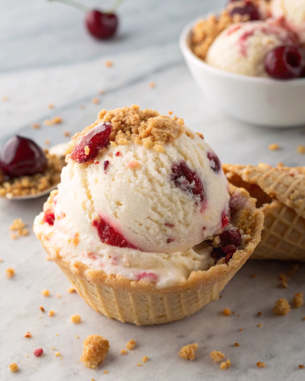 Best cherry cheesecake ice cream for nostalgic summer comfort
