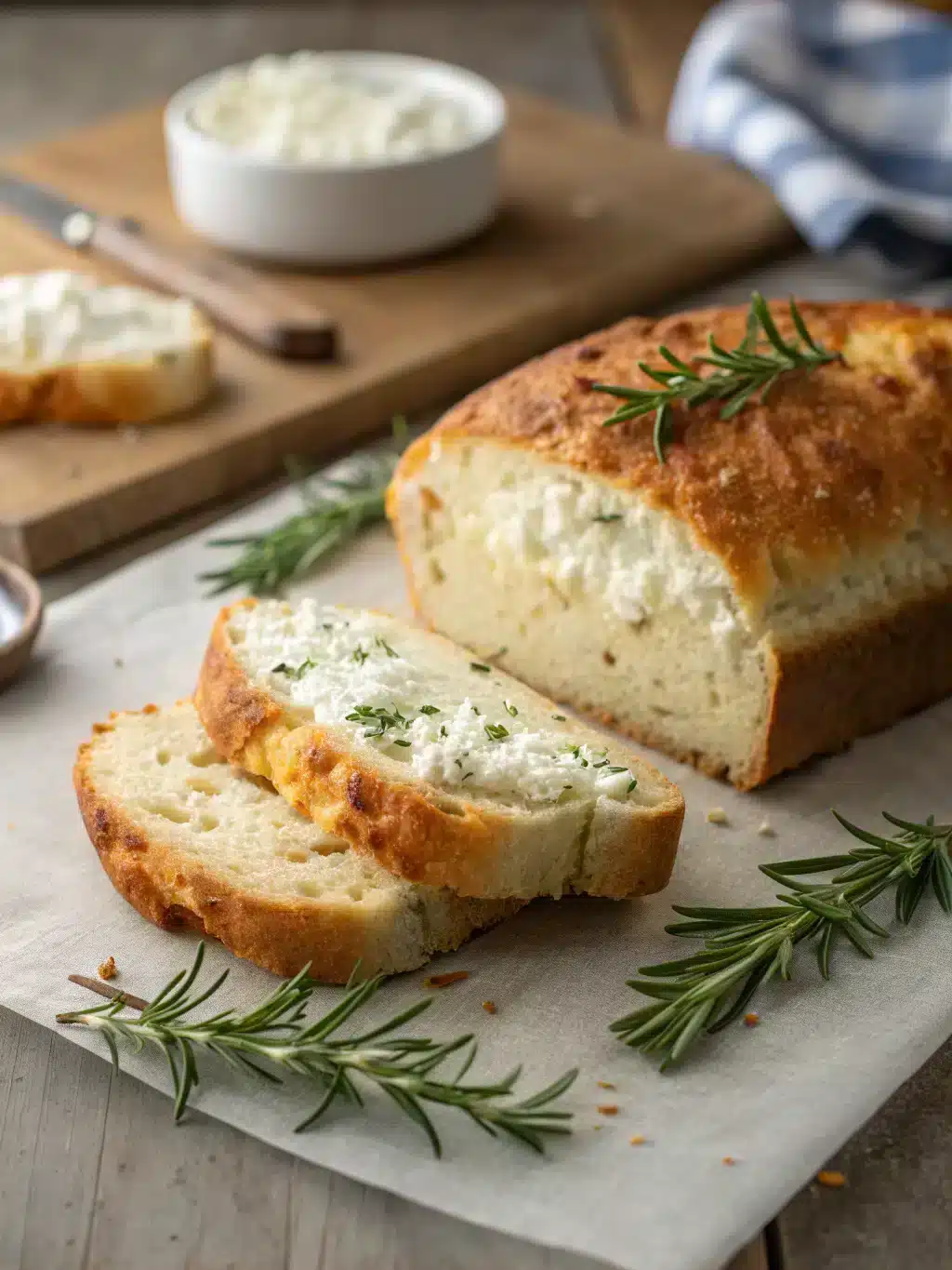 high protein lunch Cottage cheese bread