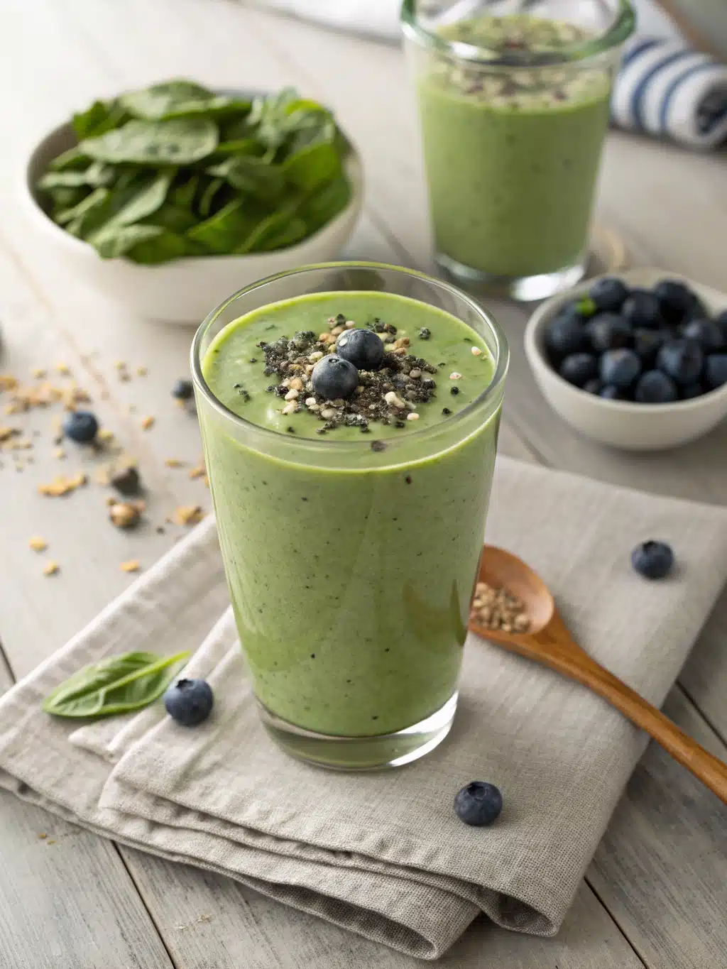 Enjoy a creamy diabetic mounjaro smoothie recipe with frozen berries and Greek yogurt—packed with chia seeds and spinach for a healthy, refreshing drink.