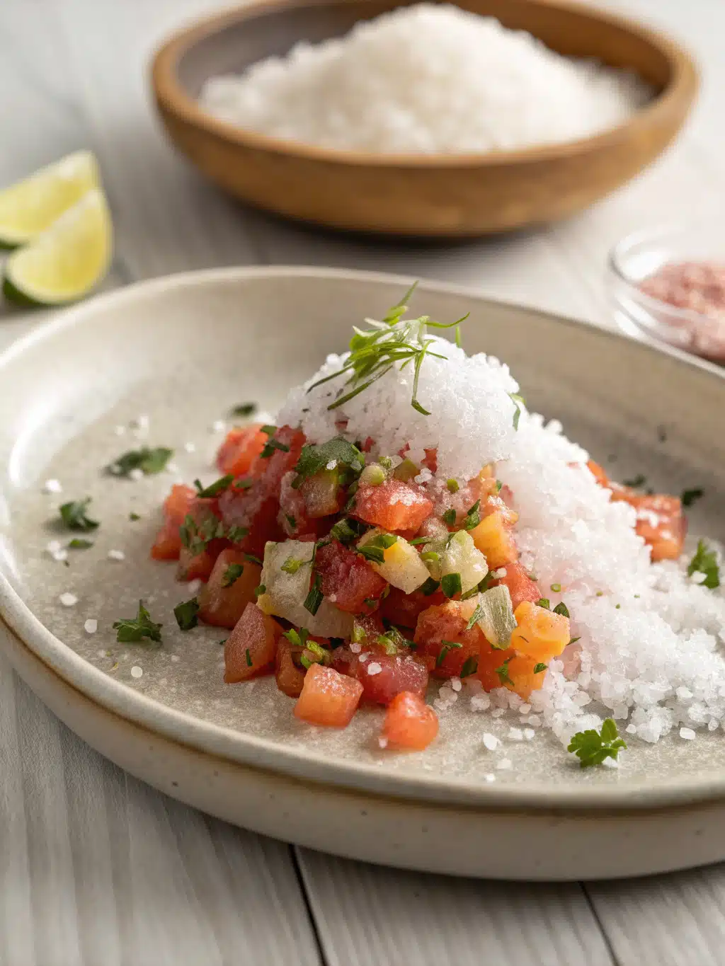 Natural mounjaro recipe with pink salt featuring tender chicken and fresh herbs