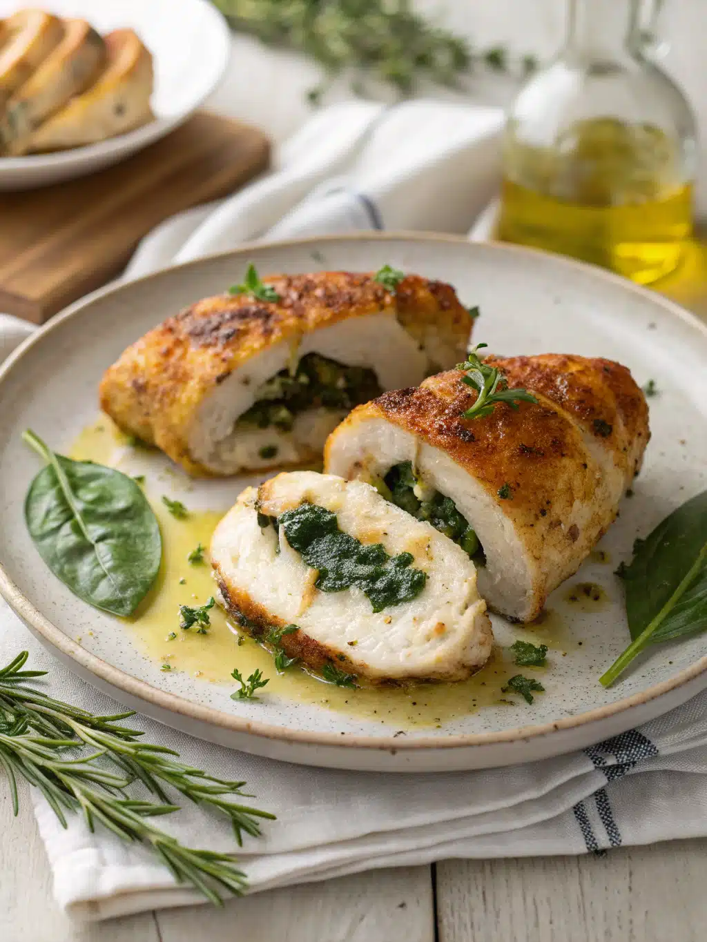 Learn how to make juicy stuffed chicken breasts with mozzarella, spinach, and sun-dried tomatoes, baked to perfection for a flavorful weeknight dinner.