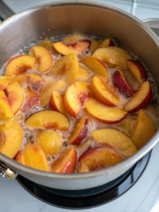 Creamy homemade peach butter recipe with ripe peaches, cinnamon, and vanilla—perfect on toast, pancakes, or yogurt. Easy stovetop method!