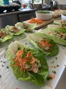 Light and fresh tuna lettuce wraps with crisp butter lettuce, creamy mayo-tuna filling, and a zesty lemon kick. Perfect for a quick, healthy lunch.