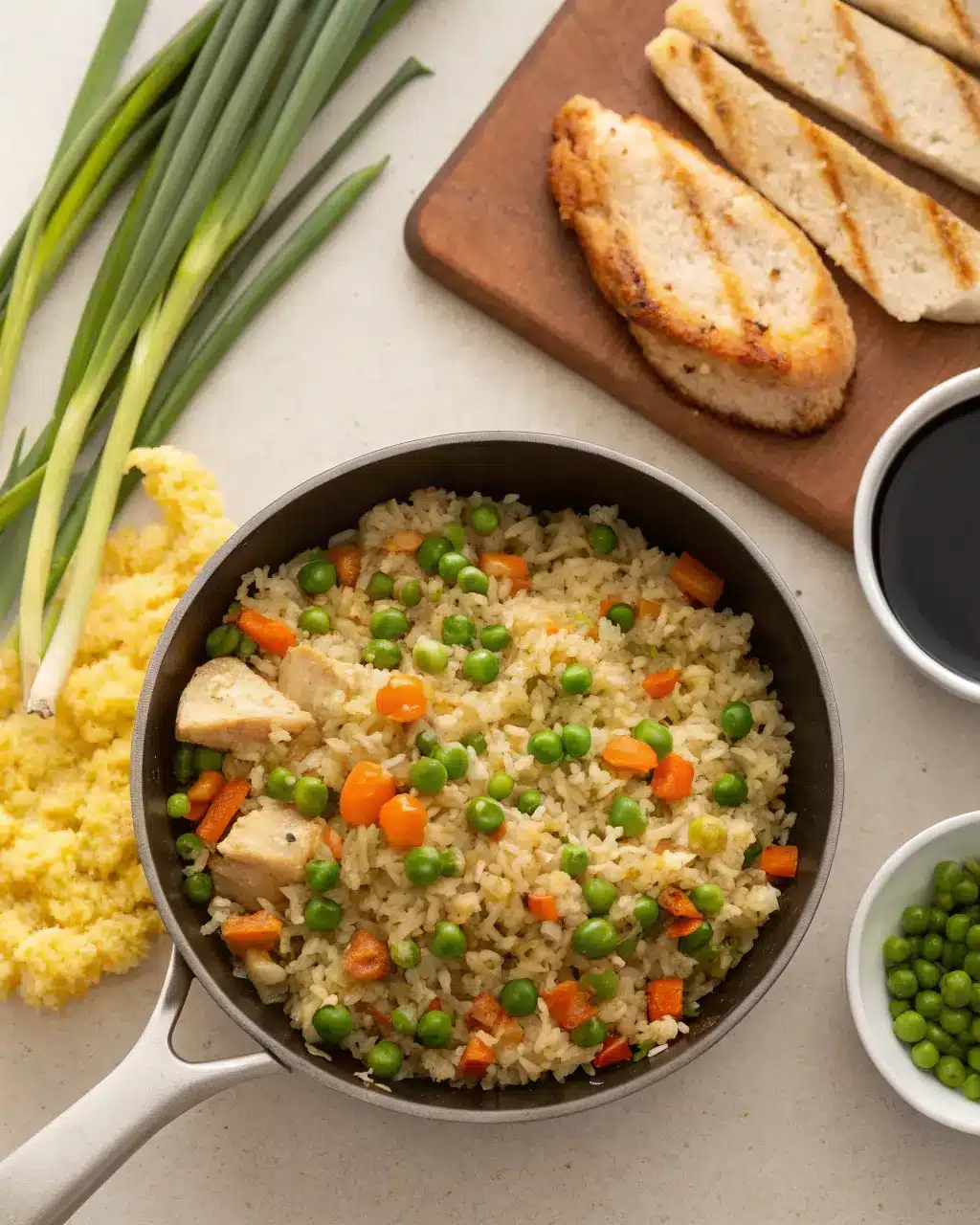 Ingredients for Bang Bang Chicken Fried Rice Recipe