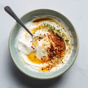 Chili Crisp Greek Yogurt Dip