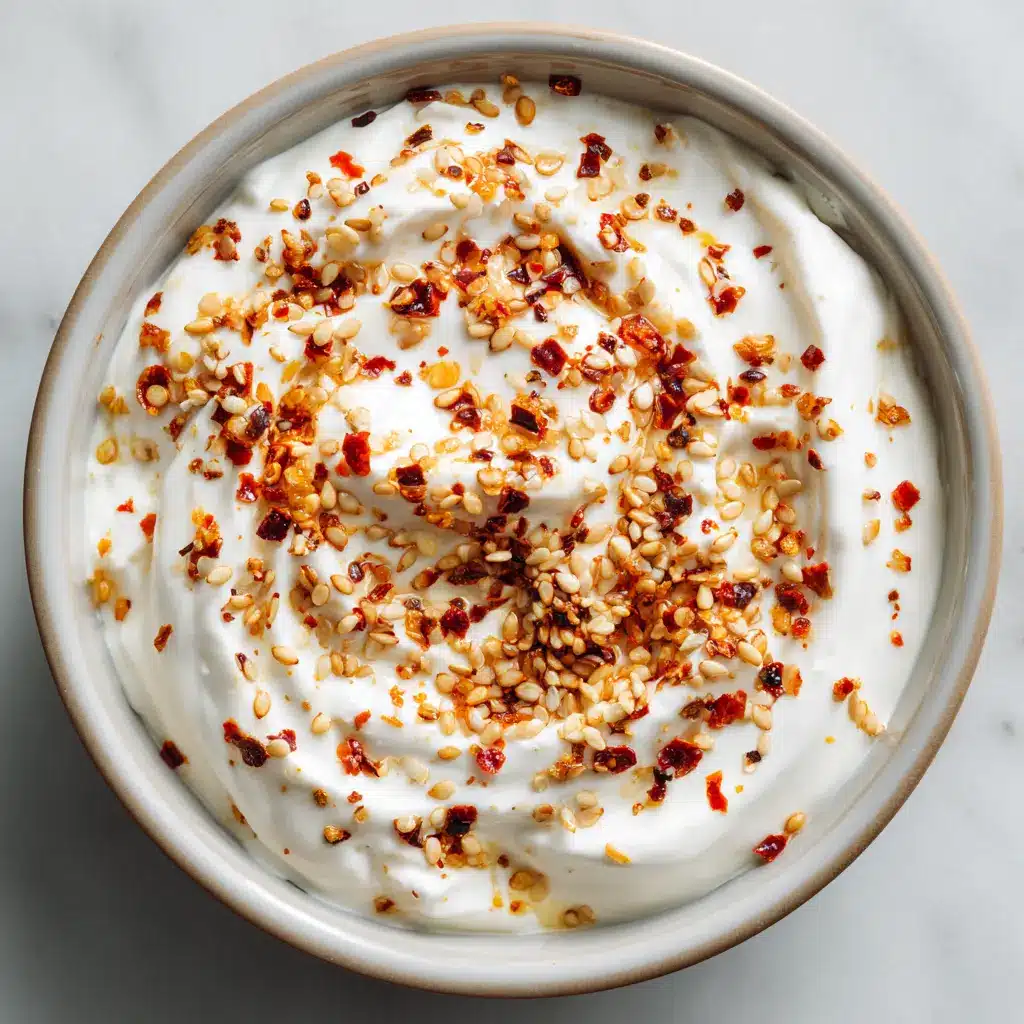 Chili Crisp Greek Yogurt Dip