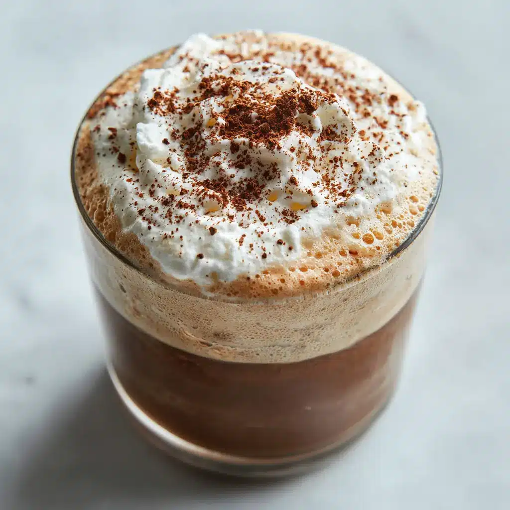 Finished Coffee Loophole Recipe with cocoa powder