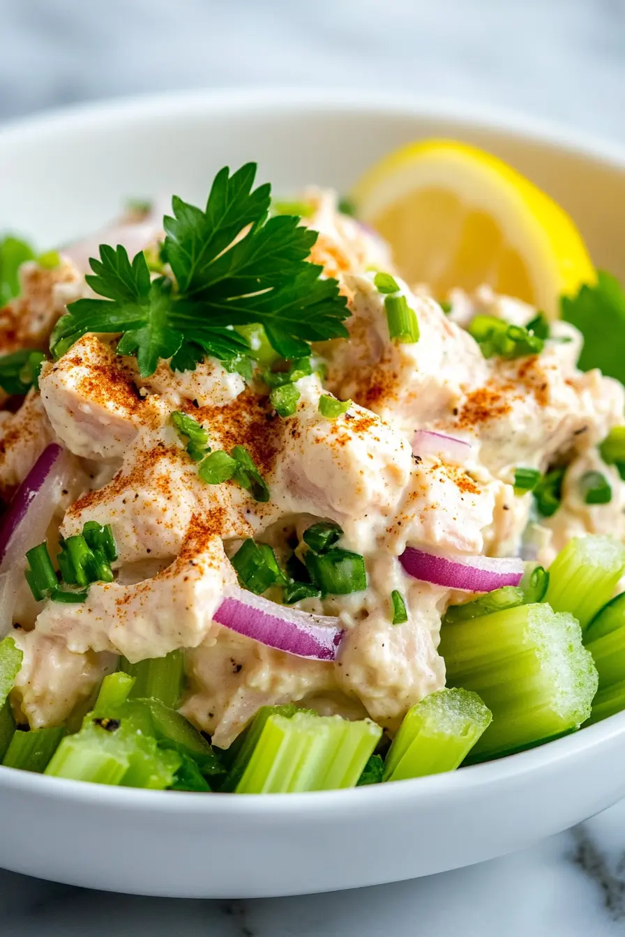 Easy Tuna salad recipe with fresh ingredients