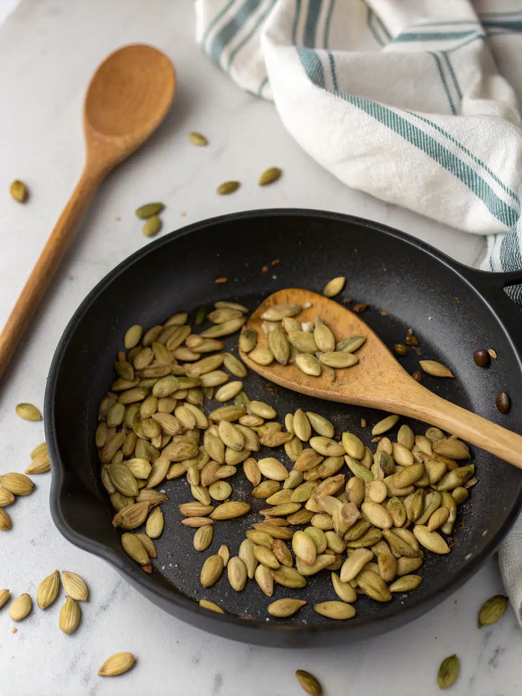 Mixing Bariatric Seed Trick ingredients in a bowl