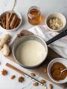 Warm up with this cozy mounjaro drink recipe featuring almond milk, honey, and aromatic spices—blended to creamy perfection and served chilled.