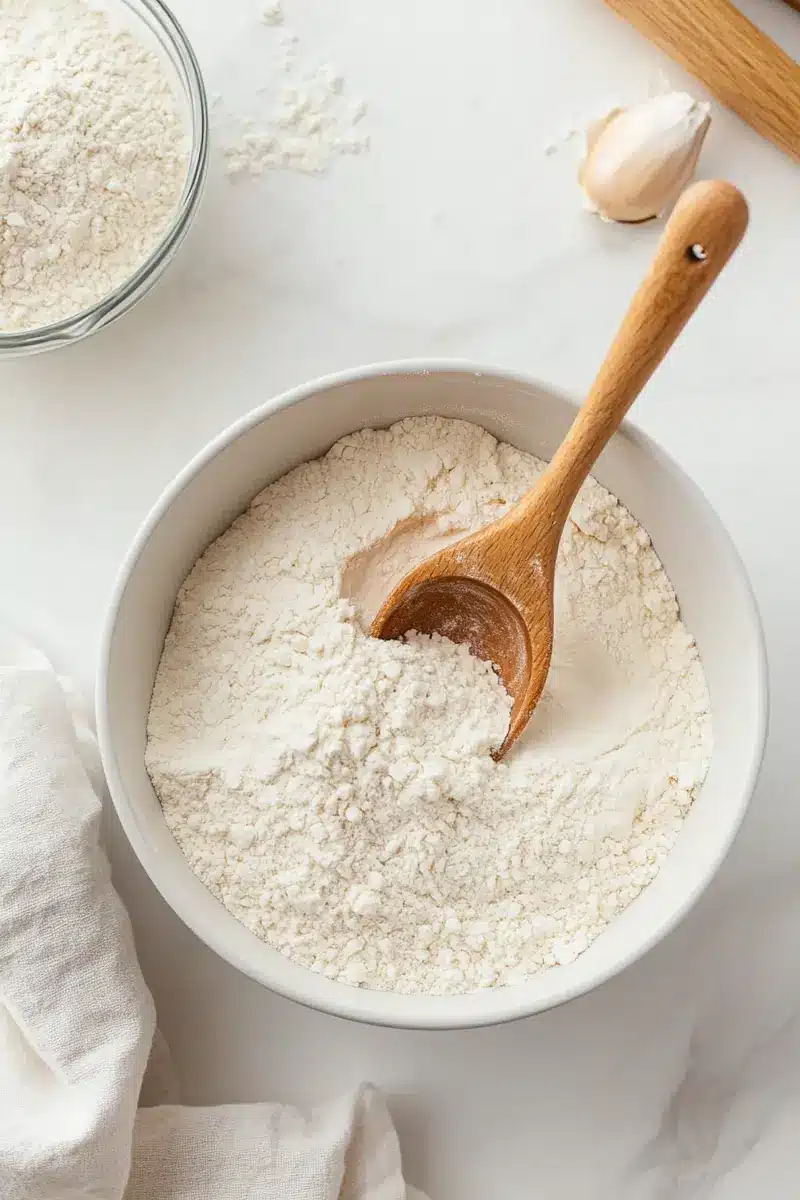 Ingredients for protein bagels with Greek yogurt