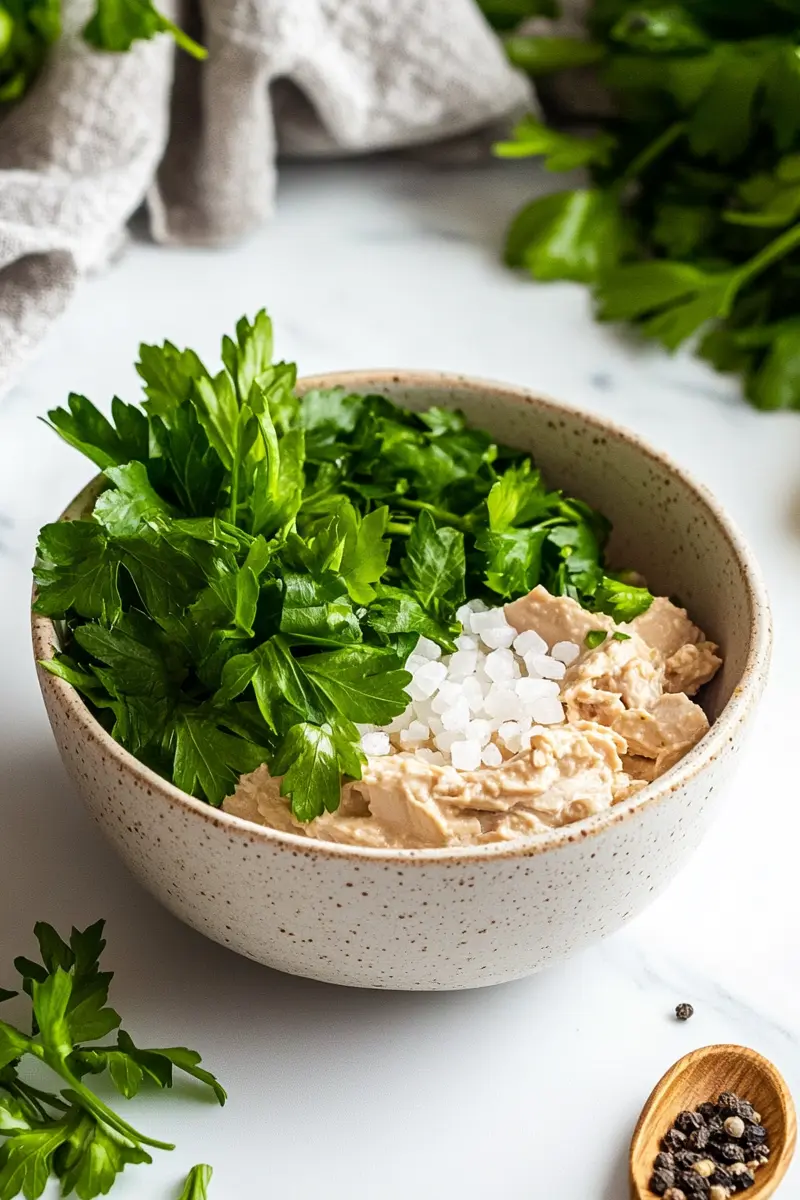 Chilled Tuna salad ready to serve