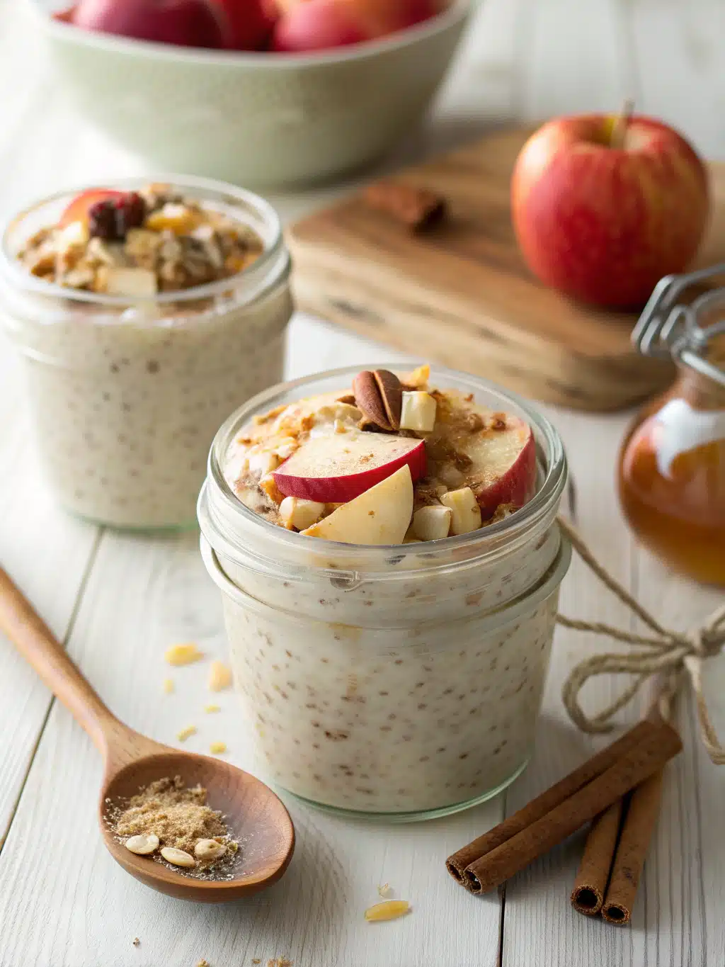 Apple Cinnamon Overnight Oats