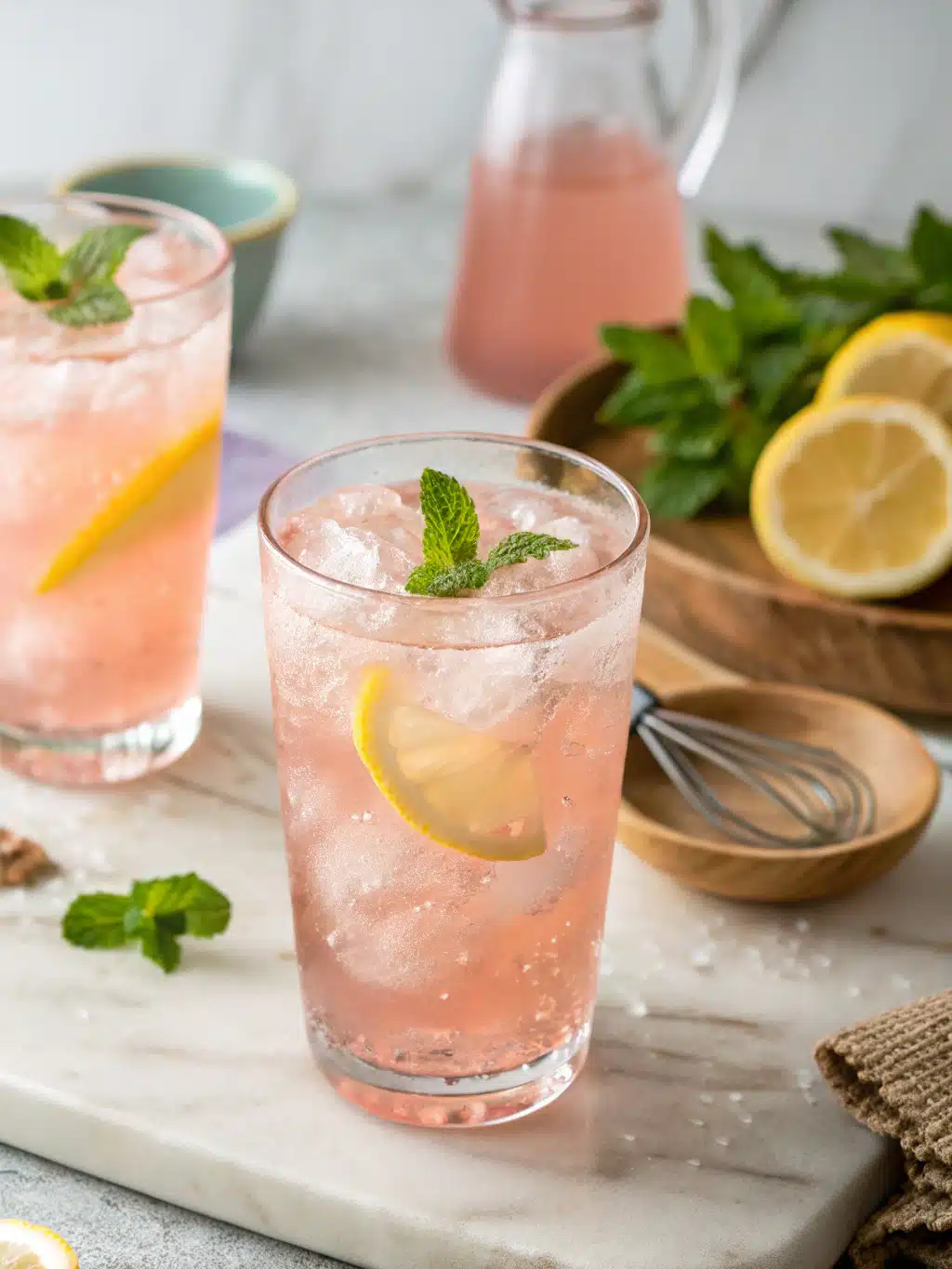 Recharge with this Pink himalayan salt drink recipe—a refreshing blend of pink salt, lemon, honey, and ginger served chilled or warm for natural hydration.