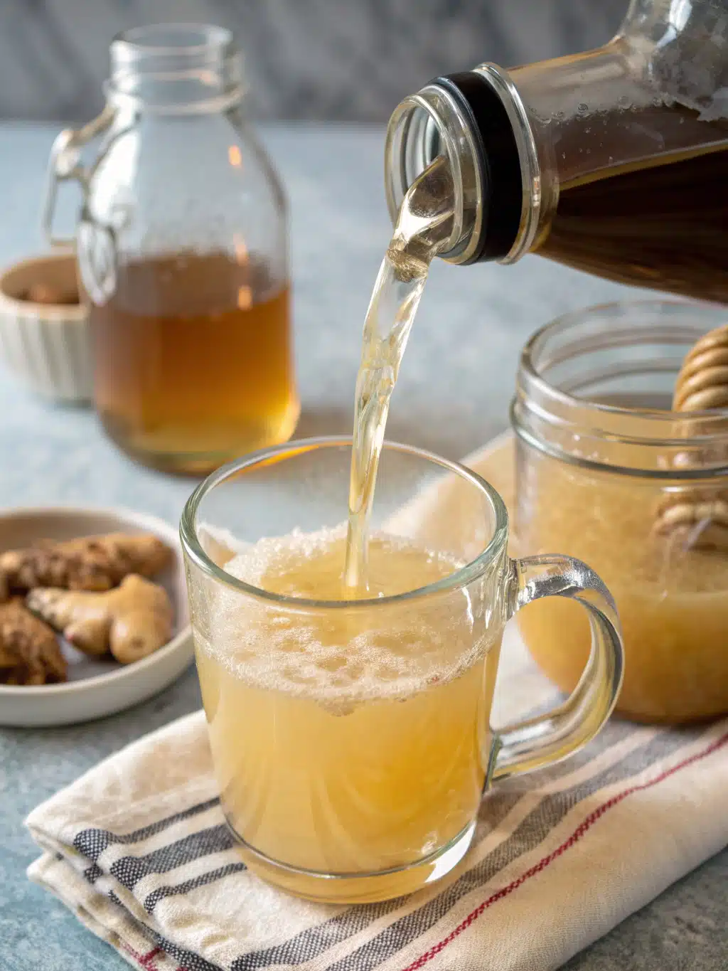 Finished Natural Mounjaro Recipe drink ready to enjoy