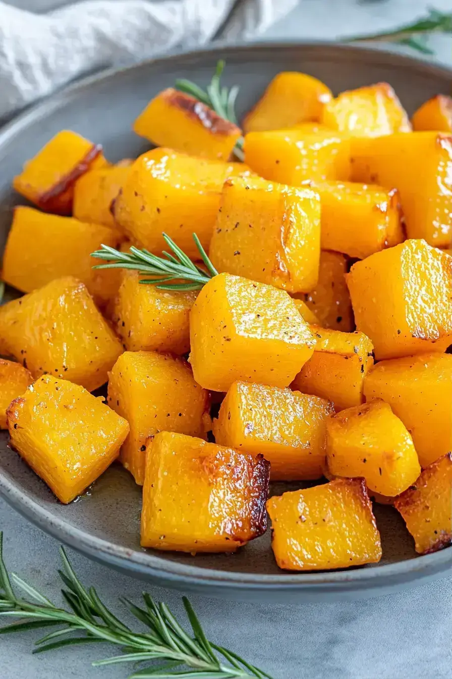 Apple Squash served beautifully on a holiday table with other traditional dishes