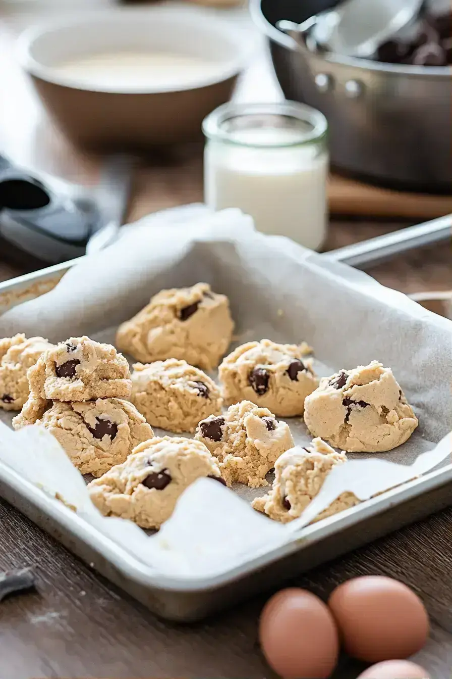 Freshly baked Baking Soda cookies cooling on a rack