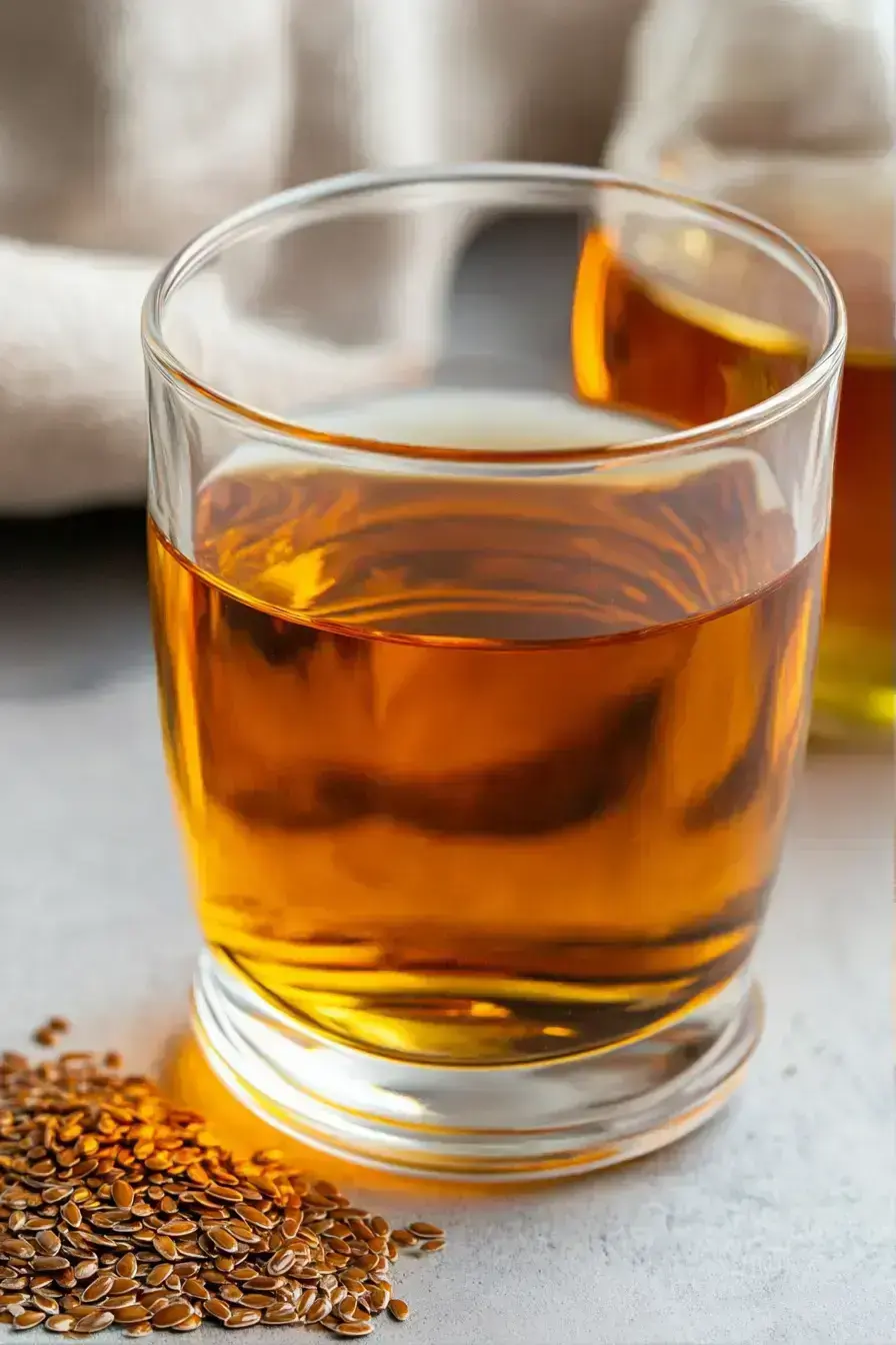 Close up of bariatric seed tea in a mug showcasing its clarity and warmth