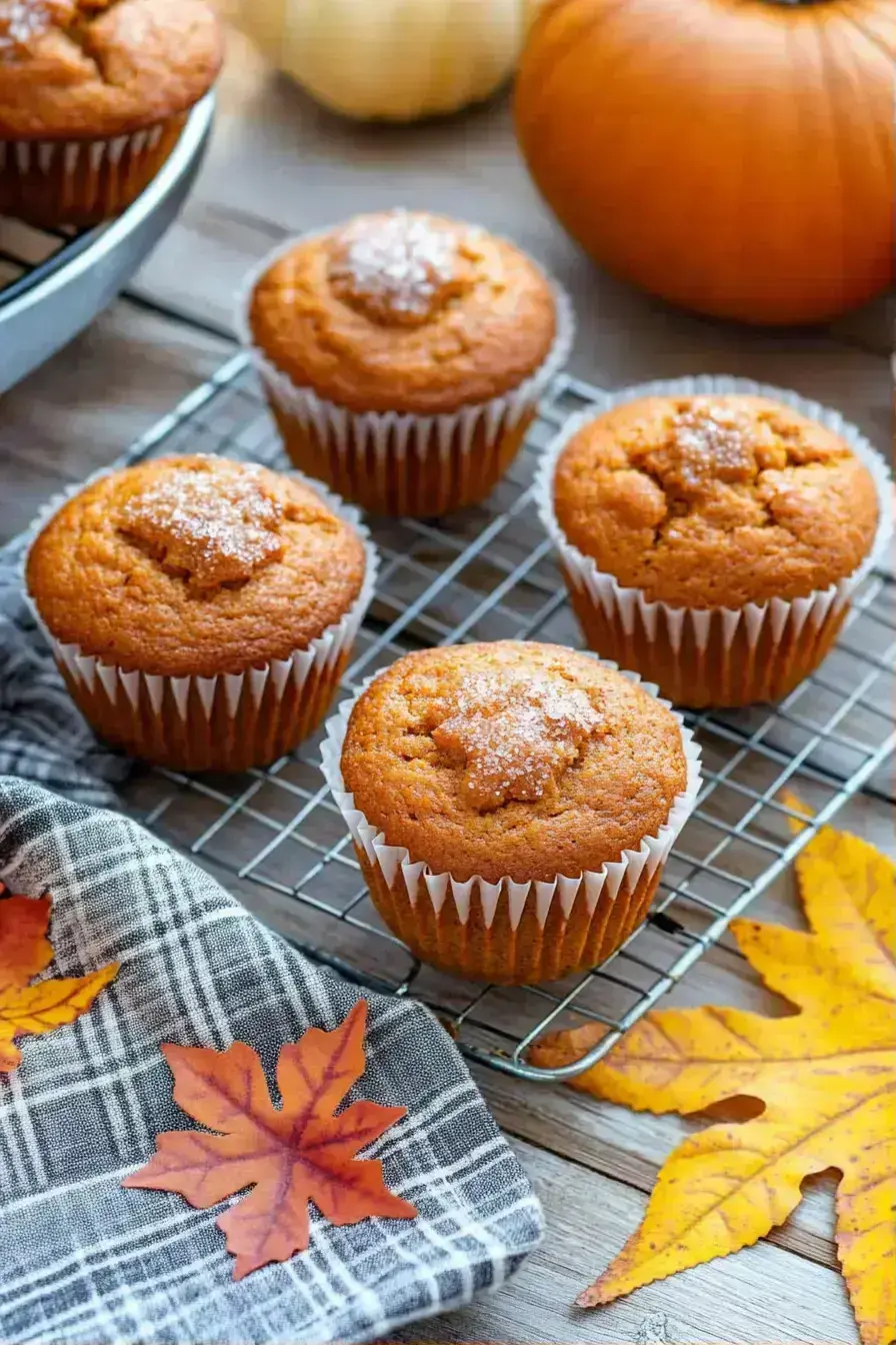 Serving Best Pumpkin Muffins with coffee