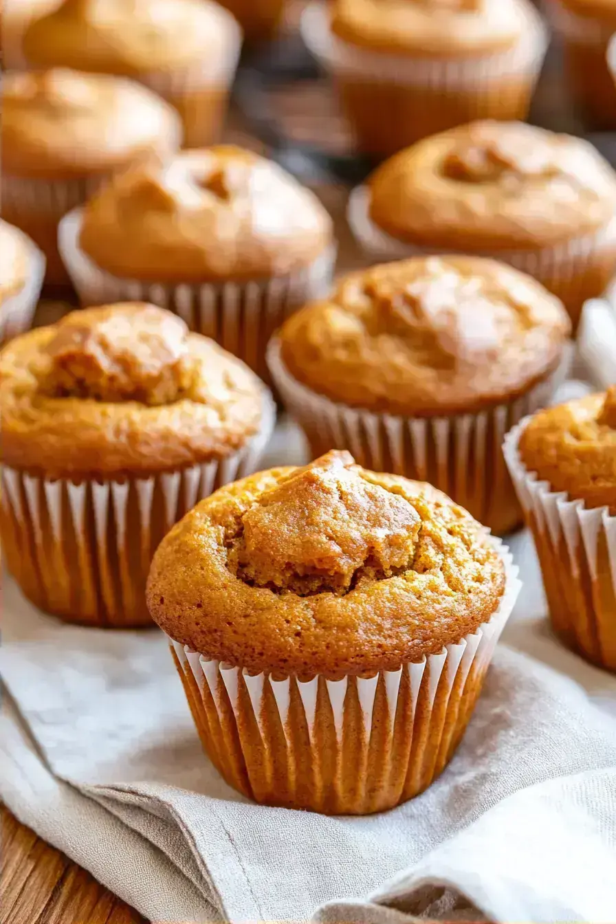 Best Pumpkin Muffins fresh out of the oven