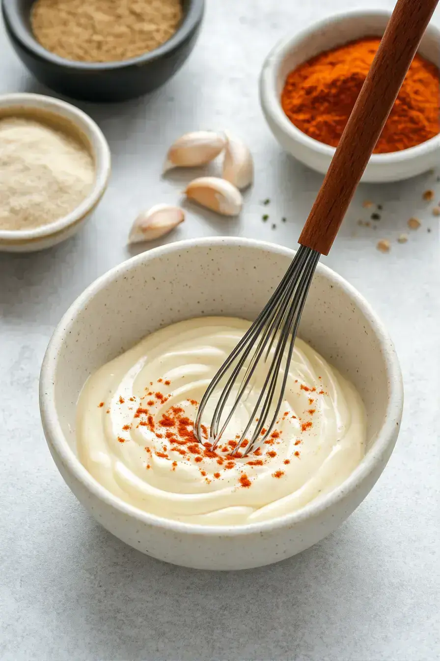 Tasting and adjusting the seasoning of the Big Mac Sauce